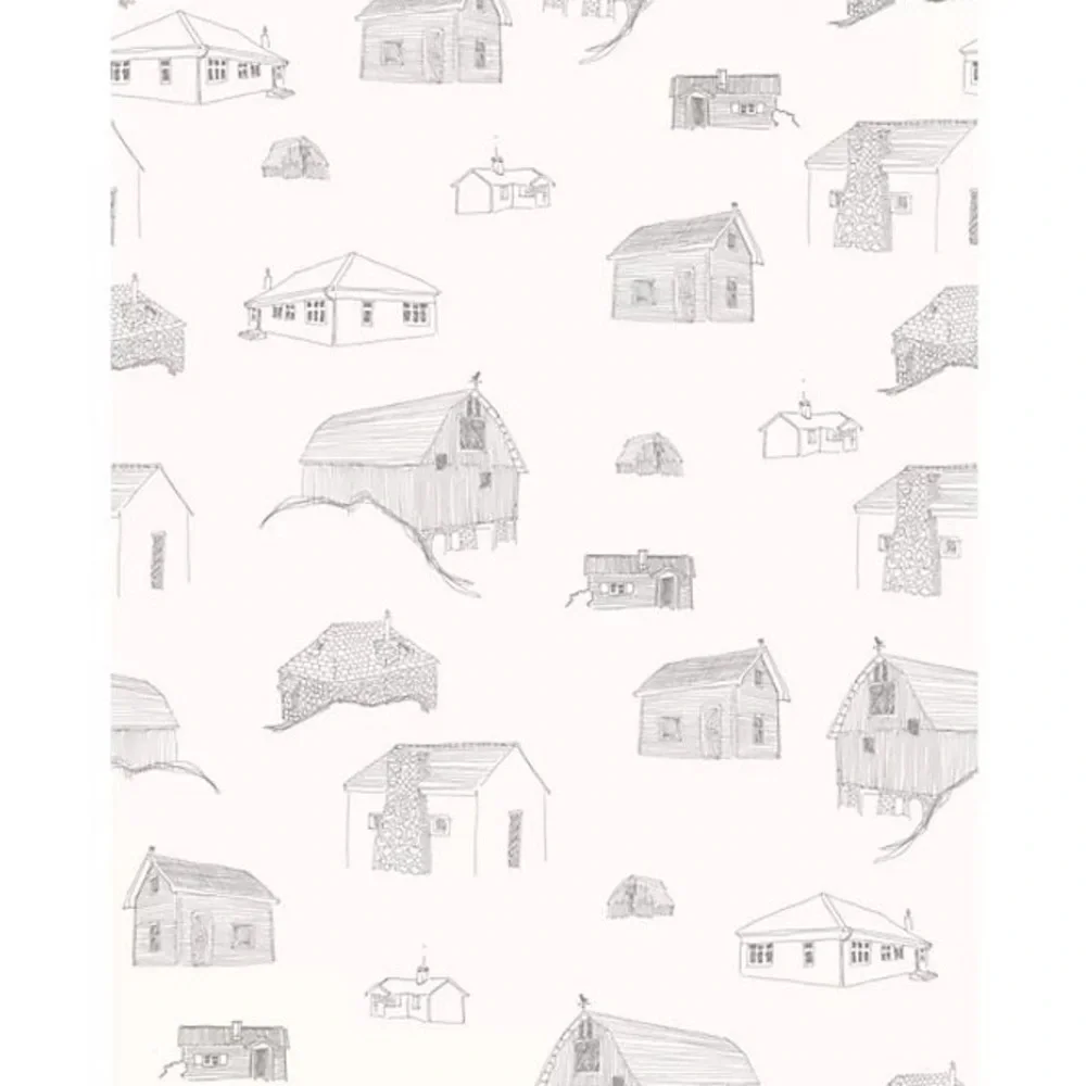 anthropologie Homes Wallpaper By Nottene In Grey